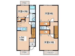 シーサイドテラス茅ヶ崎の物件間取画像